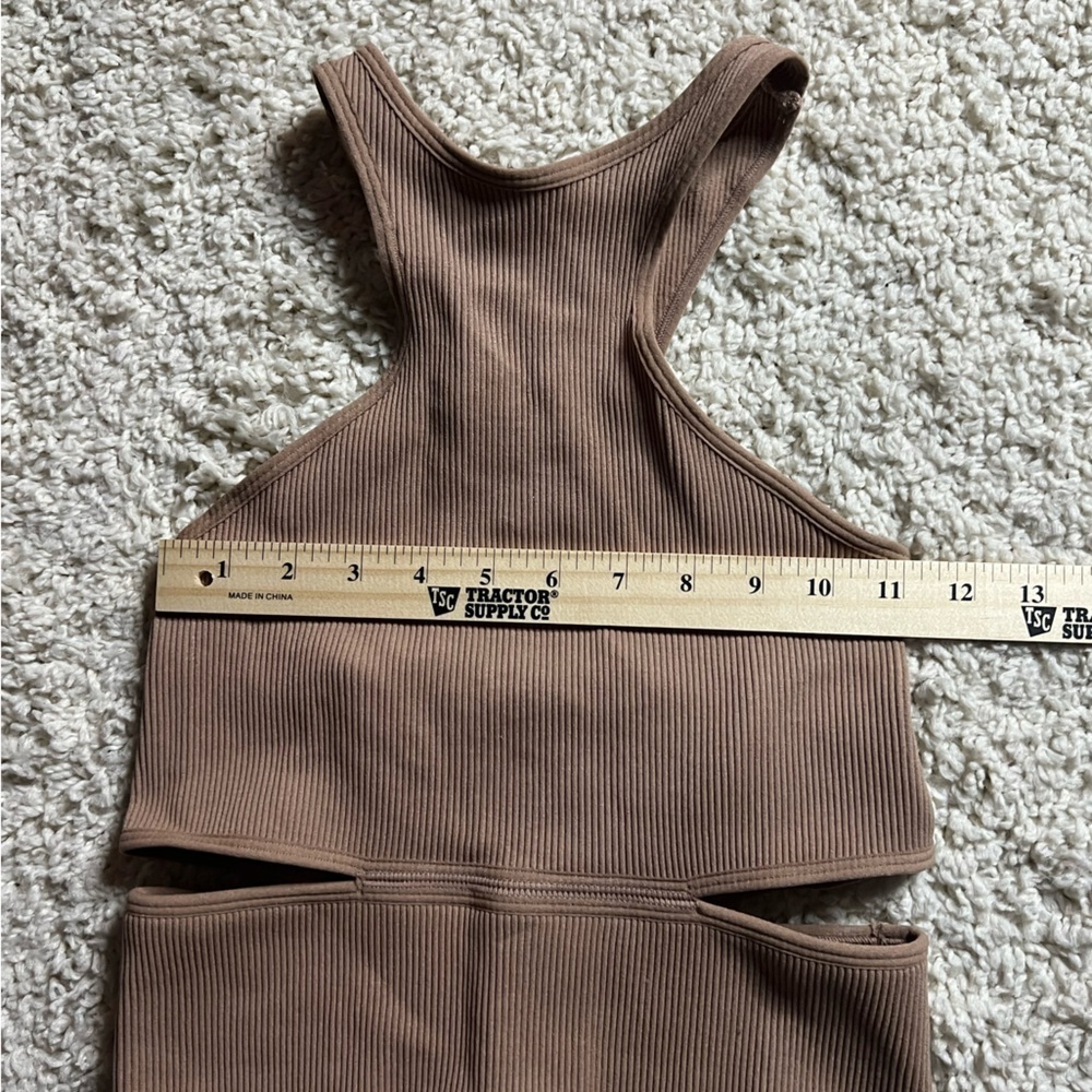 Women’s Ribbed Brown Tank Top Apricot Lane NWT - Picture 4 of 7